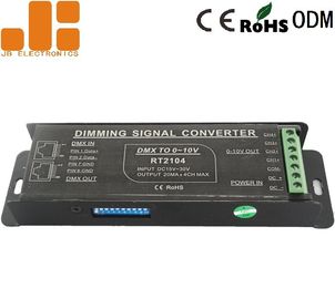 Screwless Terminals PWM Signal Converter With 4 Channels Dip Switch DC15V - 30V