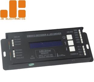 4 Kanal PWM Çıkışı LED DMX512 Dekoder RGBW Şerit Aydınlatma için LED Sürücüsü